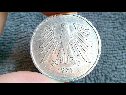 1975 F Germany 5 Deutsche Mark Coin • Values, Information, Mintage, History, and More