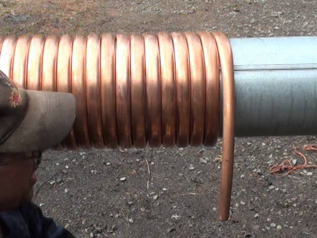 Stovepipe water heater - YouTube