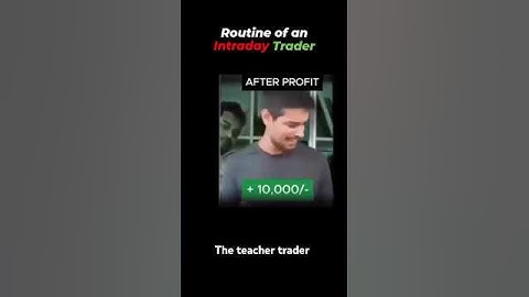 Routine of an intraday trader…#shorts #shortvideo #stockmarket #trading #viralshorts #viral