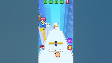 Roof Rails Lvl.6 – The Girl is Teasing Roof Man | From Fail❌ to Victory✅ #shorts #games #roofrails