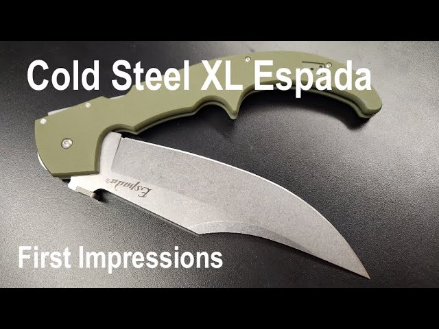 ▷ Cold Steel Espada XL G10, Navaja Táctica