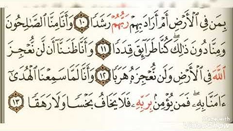 سورة الجن -المعلم-مقطع ٣ (١٠-١٥)