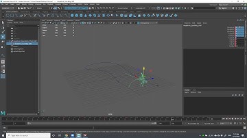 Simple Animated Fish Maya example