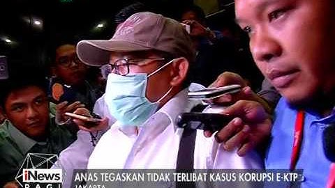 Anas bantah tudingan Nazaruddin terkait keterlibatannya dalam kasus E-KTP - iNews Pagi 11/01