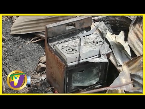 House Destroyed by Fire in Spanish Town Gang Feud | TVJ News - June 9 2022