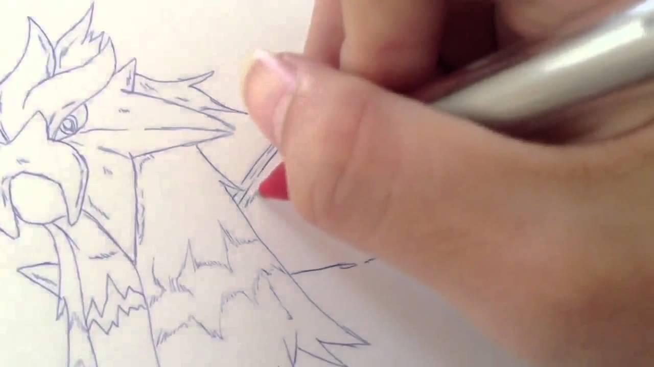 Entei Speed Art Drawing - YouTube