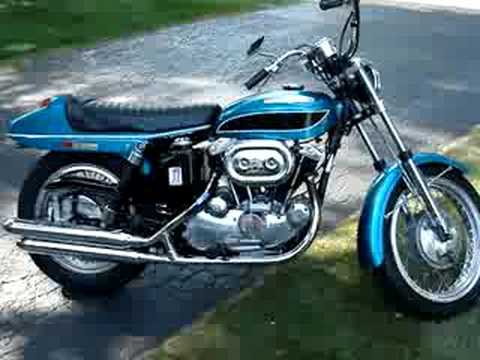 1971 AMF  Harley  Davidson  Boat Tail XLH Sportster  YouTube