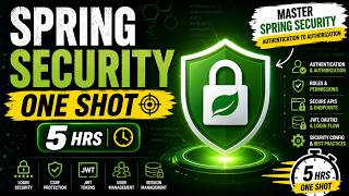 Spring Security ONE SHOT 🔐 | Complete Spring Security in 5 Hours | Spring Boot Security