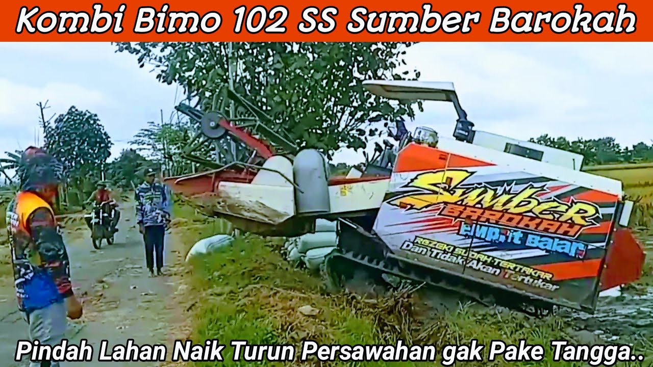 Kombi Bimo 102 SS  | Pindah Lahan naik Turun Persawahan gak Pake Tangga 