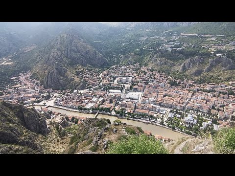 Amasya kalesi'nin zirvesinden 360 derece drone video çekimi #amasyakalesi #dronevideo