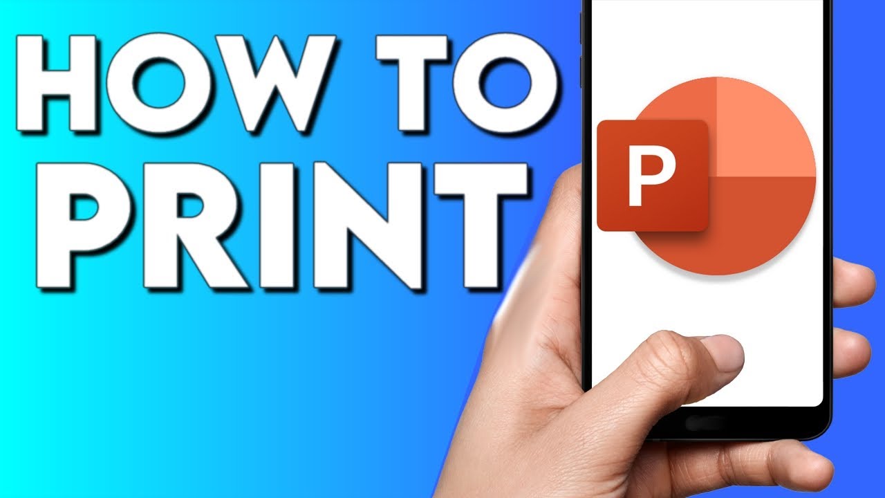 How To Print Presentation Document On Microsoft Powerpoint PPT Mobile 
