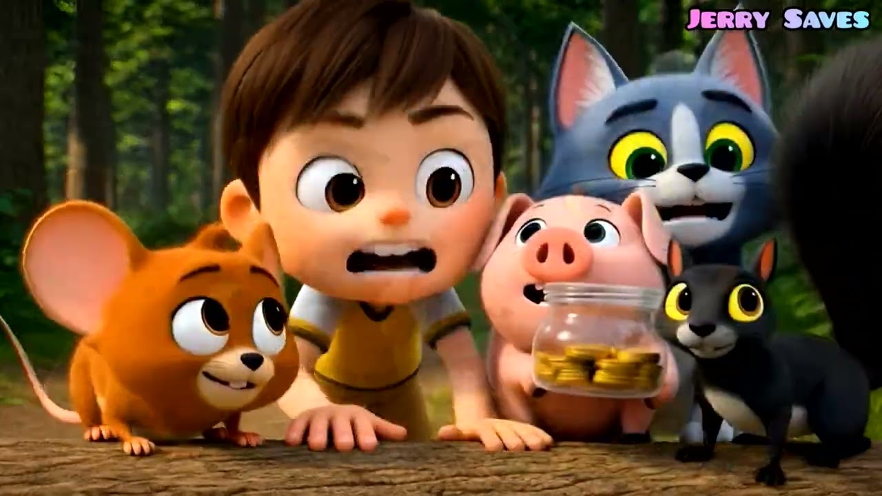 Squad Adventures Episode 1: The Treasure Quest! 🐭🐱🐷 Full Cartoon Adventure – Magic Treehouse