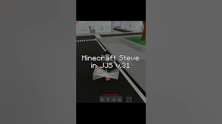 Minecraft Steve in Jujutsu Shenanigans 31 #roblox #jjk #jujutsukaisen #anime #memes #shorts