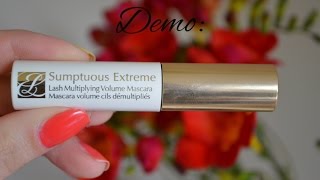 Estee Lauder-Sumptuous Extreme Waterproof mascara-  review after 1 week of testing