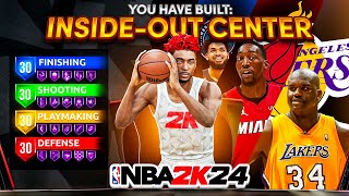 BEST INSIDE & OUTSIDE CENTER BUILDS IN NBA2K24 (6 CENTER BUILDS + FULL BREAKDOWN)