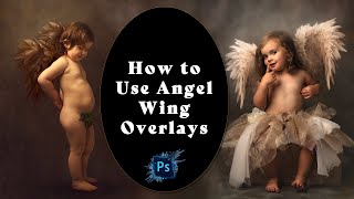 Angel Wing Overlay Tutorial | Overlays for Photoshop | Portraits screenshot 2