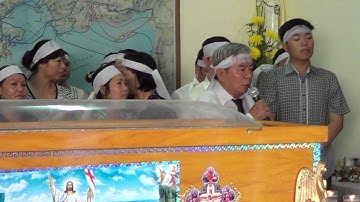 Tang Cha Cố Phêrô -  Nghi Thức Tẩm Liệm - Thánh Lễ