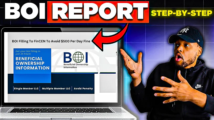 How To File The BOI Report With FINCEN Correctly!! (step by step guide & hack 2025)