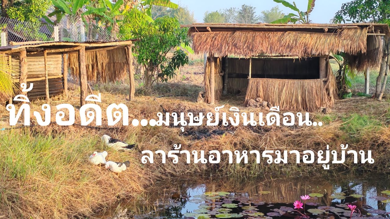 ทิ้งอดีต..เคย ทำงานวงการร้านอาหารมาอยู่แบบพอเพียง