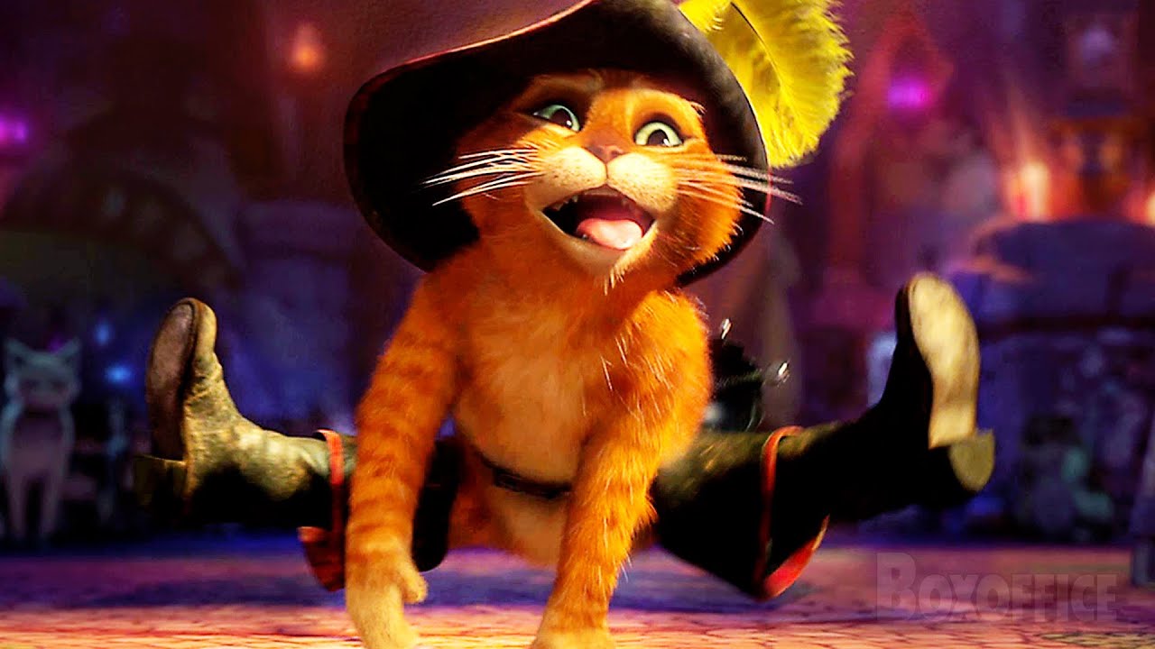 El Gato con Botas VS Kitty Softpaw (Escena completa) | El gato con botas 🌀 4K