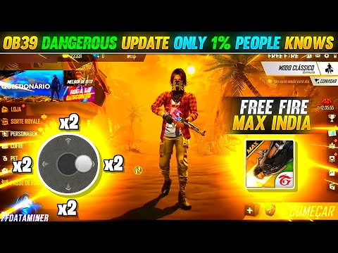 OB 39 DANGEROUS UPDATE ONLY 1% PEOPLE KNOWS 😱 FF MAX ONLY FOR INDIA? || FREE FIRE 🔥