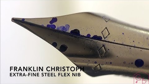 Franklin Christoph Extra Fine Steel Flex Nib