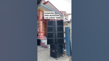 RISWANDA AUDIO SPEK BLEDOSAN, TEST LINE ARRAY TERBARU