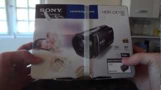 [Unboxing and Review] Sony HDR-CX130 - Case LCS-U20 - Battery NP-FV100 - Battery NP-FV50