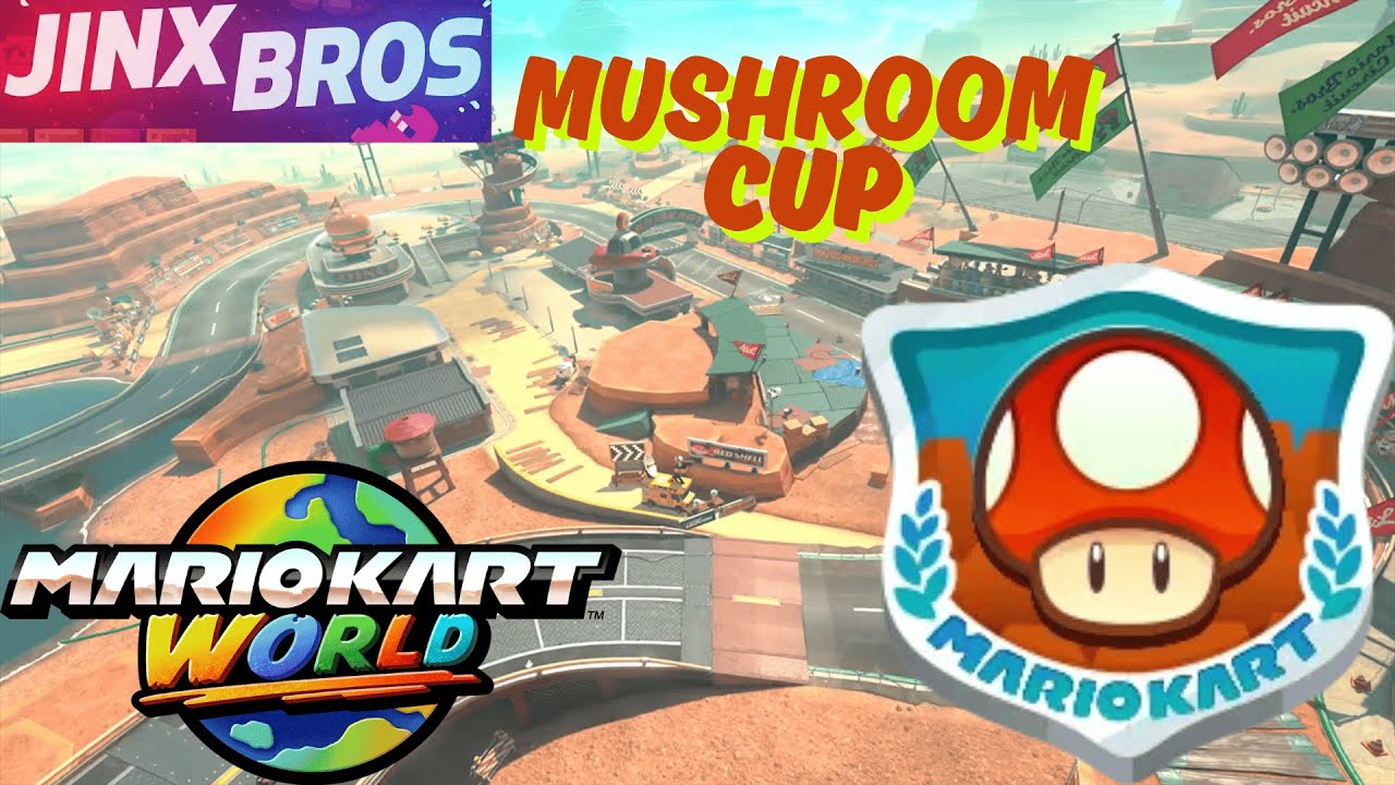 The Jinx Bros & Parents Tackle Mushroom Cup! Mario Kart World on Switch 2!
