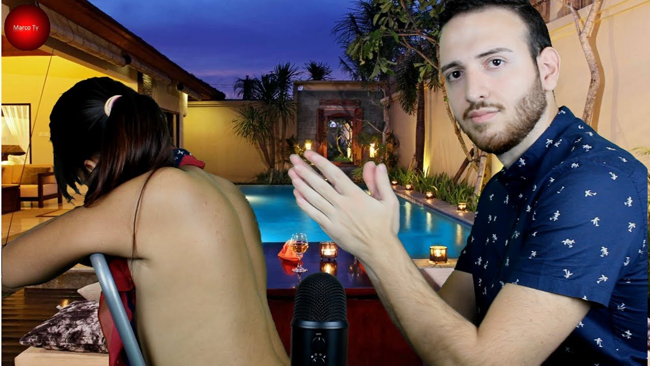 ASMR - MASSAGE BACK - MASSAGGIO SCHIENA - MASAJE ESPALDA