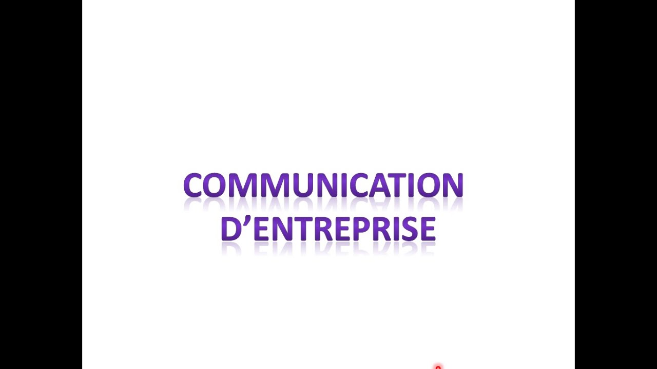 3.Communication d'entreprise