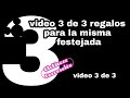 Como envolver un regalo-3 envoltura-3 regalos-3 Videos