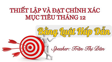 Công Thức Thiết Lập và Đạt Chính Xác Mục Tiêu Tài Chính Tháng 12  Bằng Luật Hấp Dẫn #tranthidan