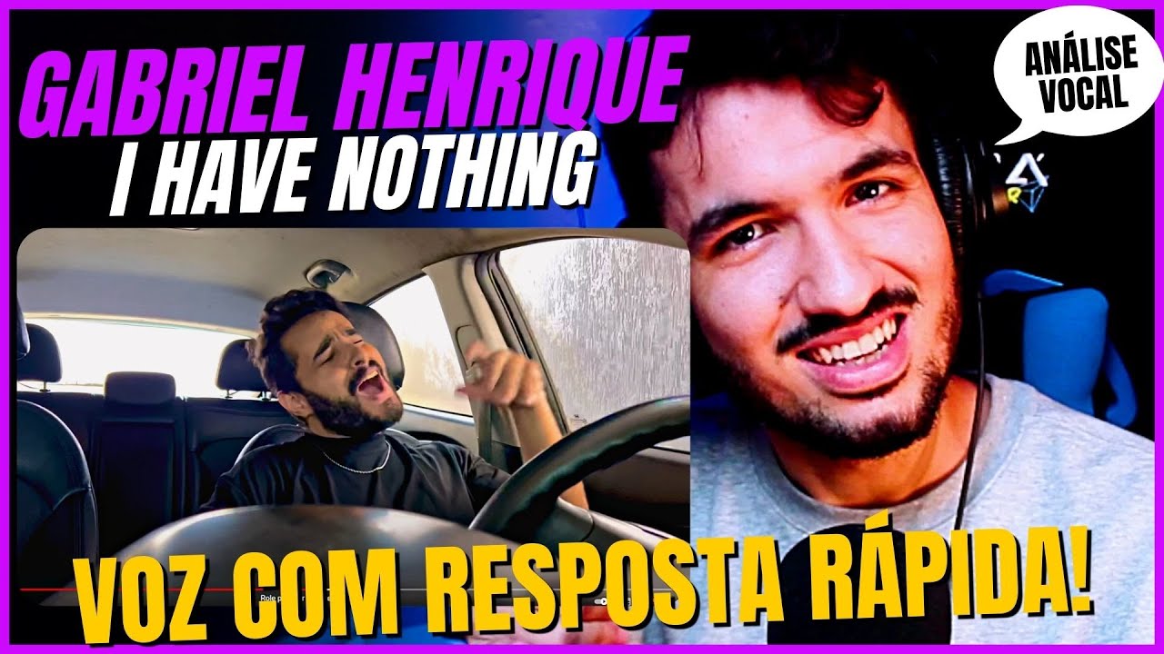 GABRIEL HENRIQUE SEM EFEITOS! MAIS UMA ANÁLISE VOCAL / PROF VOCAL