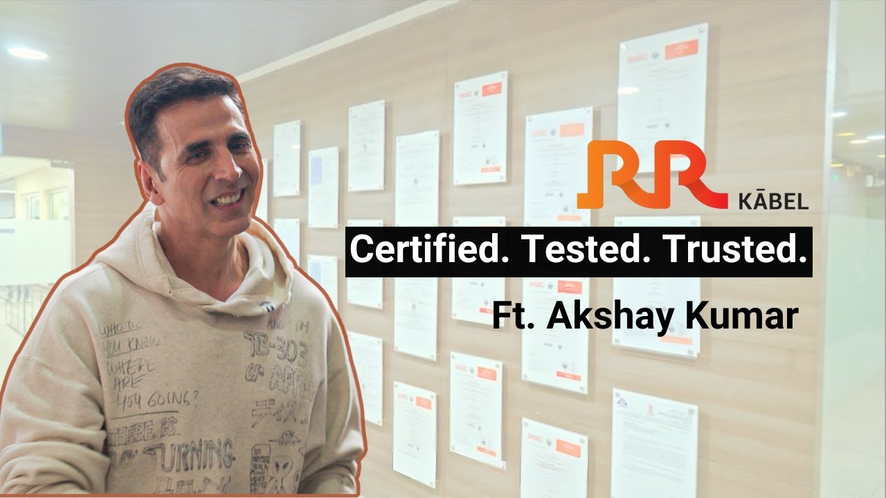 RR Kabel’s Commitment to Quality ft. Akshay Kumar | Certified for Excellence