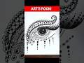 How to draw artistic eye #shorts #youtubeshorts #artsroom