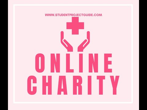 Online charity Management System | PHP MySQL Project