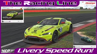 iRacing | Livery Speed Run | Aston Martin GT4 | Trading Paints