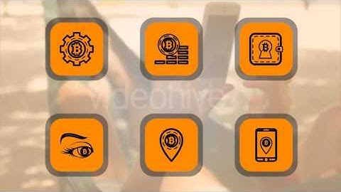 Bitcoin Icons And Elements After Effects Template