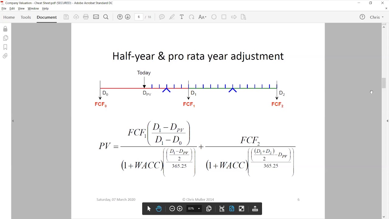 Building a Discounted Cashflow Model in Excel - Calculating Free Cash Flows and Shareprice