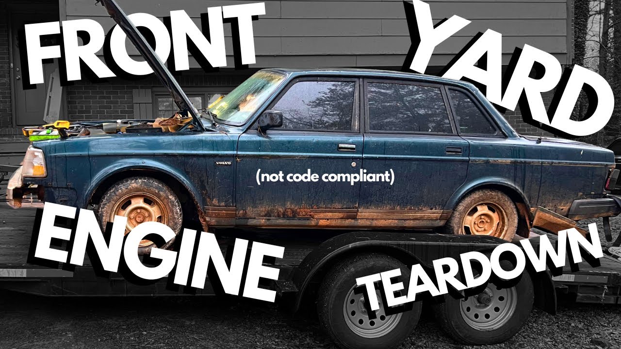 Headgasket in the Front Yard on my Volvo 240