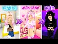 Leah Ashe VS Rain VS Regina BUILD BATTLE In Bloxburg... Roblox