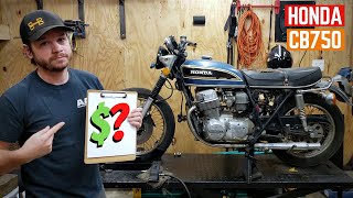 Honda CB750 Barn Find / How Much Will It Cost? How To Budget - EP2