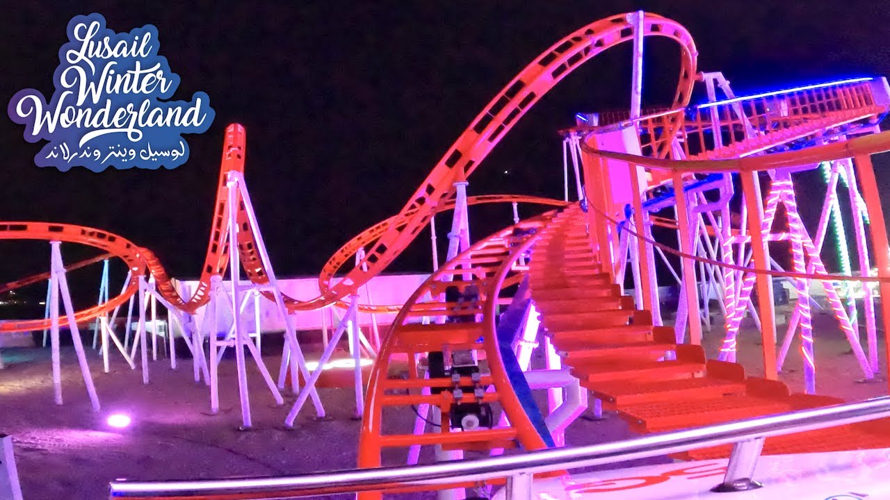 Ooredoo 5G | Lusail Winter Wonderland - Qatar | 4K Onride POV