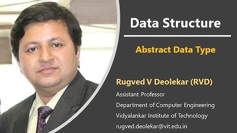 Video 6: Abstract Data Type (ADT)