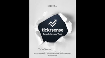 TickrSense is is on its way.. Experience AI-driven market sentiment ...