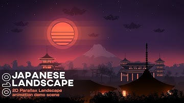 Japanese landscape - Demo scene - Unity Asset Store
