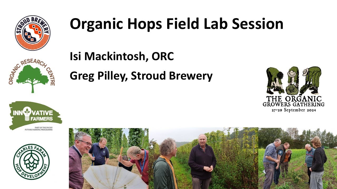 Organic Hops Session at The Organic Growers Gathering 2024