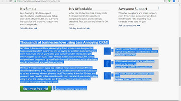 Less Annoyinf CRM