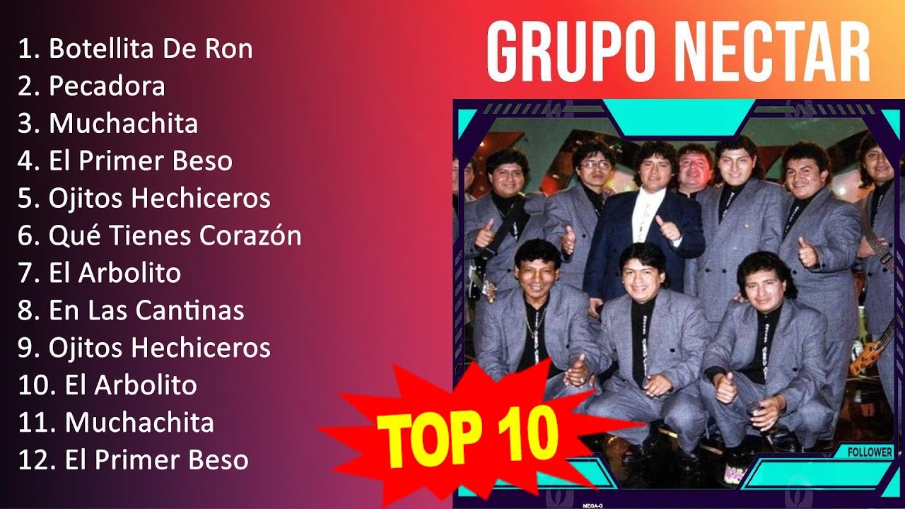 G R U P O N E C T A R MIX 10 Maiores Sucessos Grandes Exitos YouTube